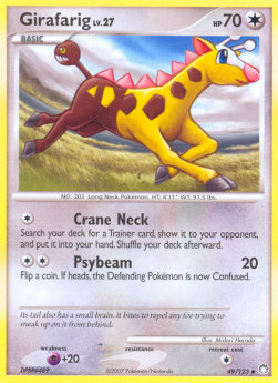 Girafarig Lv.27 Mysterious Treasures #49/123