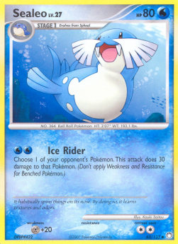 Sealeo Lv.27 Mysterious Treasures #62/123