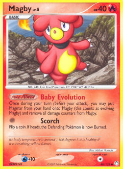 Magby Lv.5 Mysterious Treasures #88/123