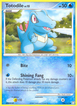 Totodile Lv.15 Mysterious Treasures #106/123