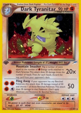 Dark Tyranitar [1st Edition] Neo Destiny #11/105