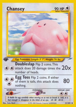 Chansey Neo Destiny #31/105