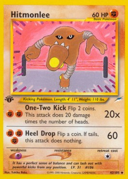 Hitmonlee [1st Edition] Neo Destiny #42/105