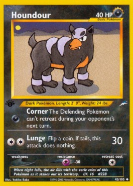 Houndour [1st Edition] Neo Destiny #43/105