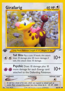 Girafarig Neo Destiny #66/105