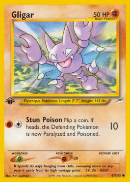 Gligar [1st Edition] Neo Destiny #67/105