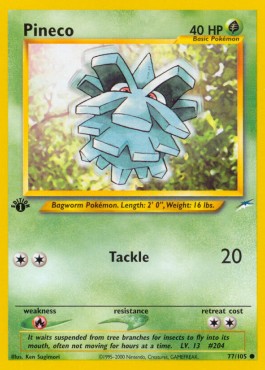 Pineco [1st Edition] Neo Destiny #77/105