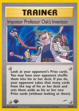 Impostor Professor Oak's Invention Neo Destiny #494/105