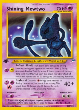 Shining Mewtwo [1st Edition] Neo Destiny #109/105