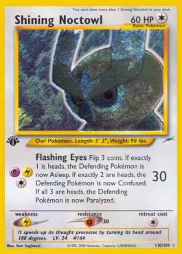 Shining Noctowl [1st Edition] Neo Destiny #110/105