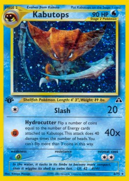 Kabutops Neo Discovery #6/75