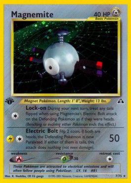 Magnemite [1st Edition] Neo Discovery #7/75