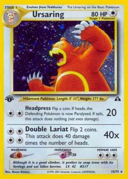 Ursaring Neo Discovery #15/75