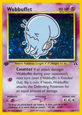 Wobbuffet [1st Edition] Neo Discovery #16/75
