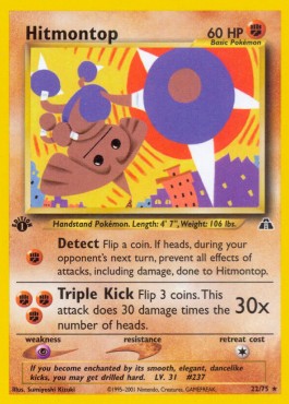 Hitmontop Neo Discovery #22/75