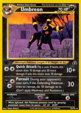 Umbreon [1st Edition] Neo Discovery #32/75