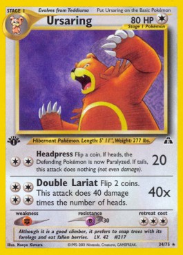 Ursaring [1st Edition] Neo Discovery #34/75