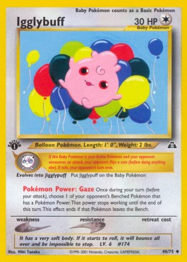 Igglybuff Neo Discovery #40/75