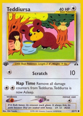 Teddiursa Neo Discovery #65/75