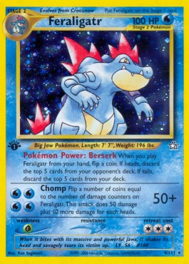 Feraligatr [1st Edition] Neo Genesis #4/111
