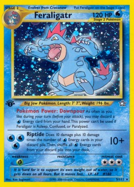 Feraligatr [1st Edition] Neo Genesis #5/111
