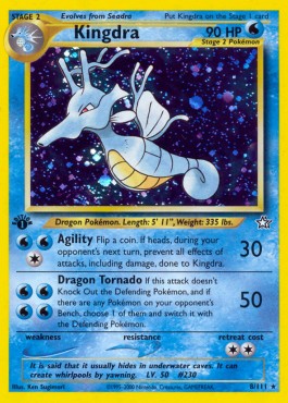 Kingdra [1st Edition] Neo Genesis #8/111
