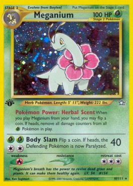 Meganium [1st Edition] Neo Genesis #10/111