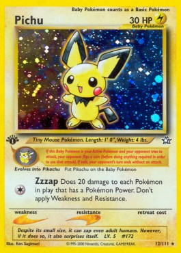 Pichu [1st Edition] Neo Genesis #12/111