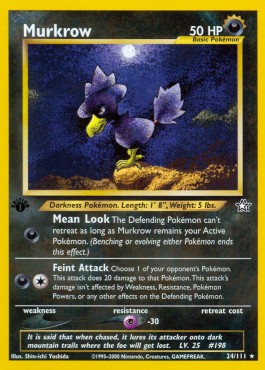 Murkrow [1st Edition] Neo Genesis #24/111