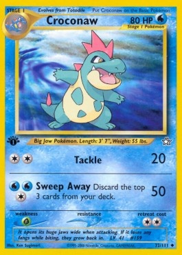 Croconaw [1st Edition] Neo Genesis #32/111