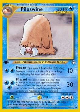 Piloswine [1st Edition] Neo Genesis #44/111