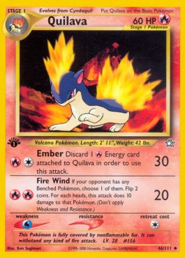 Quilava [1st Edition] Neo Genesis #46/111