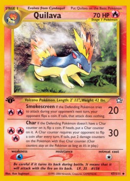 Quilava [1st Edition] Neo Genesis #47/111