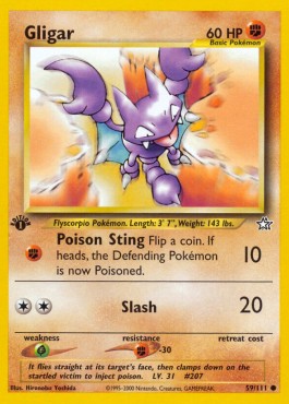 Gligar [1st Edition] Neo Genesis #59/111