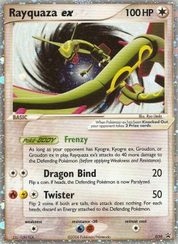 Rayquaza ex Nintendo Black Star Promos #39/40