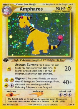 Ampharos Neo Revelation #1/64