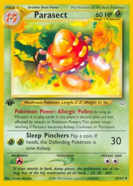 Parasect [1st Edition] Neo Revelation #35/64