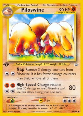 Piloswine Neo Revelation #36/64