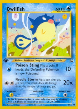 Qwilfish [1st Edition] Neo Revelation #49/64