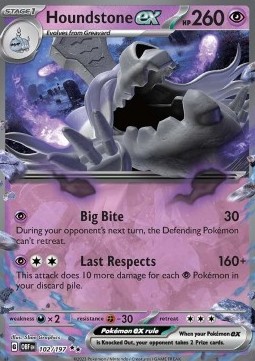 Houndstone ex Obsidian Flames #102/197