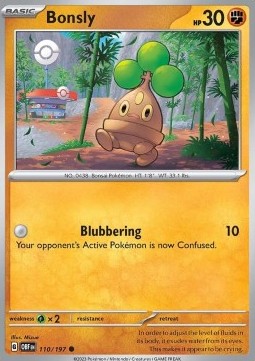 Bonsly Obsidian Flames #110/197