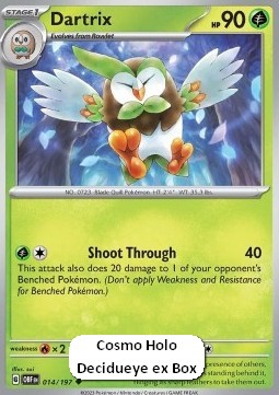 Dartrix Obsidian Flames #014/197