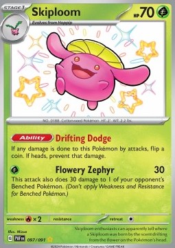 Skiploom Paldean Fates #097/91