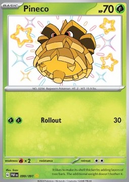 Pineco Paldean Fates #099/91