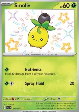 Smoliv Paldean Fates #102/91