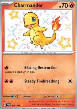 Charmander Paldean Fates #109/91