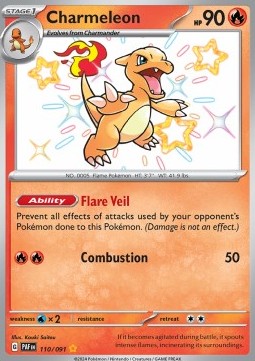 Charmeleon Paldean Fates #110/91