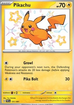 Pikachu Paldean Fates #131/91
