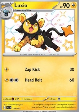 Luxio Paldean Fates #136/91