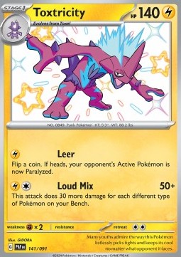 Toxtricity Paldean Fates #141/91